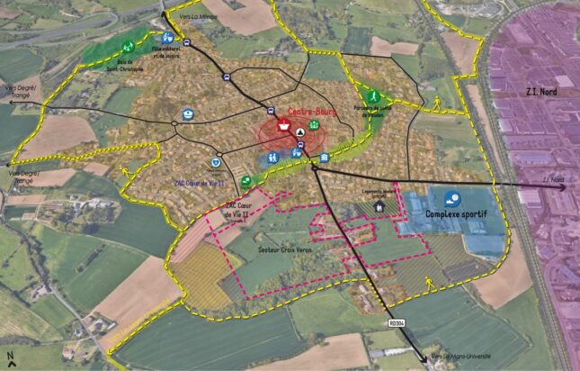 La Chapelle-Saint-Aubin – diagnostic urbain du secteur de la Croix Véron.